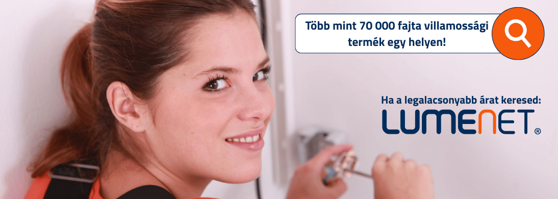 Több mint 70 000 fajta villamossági termék egy helyen!
