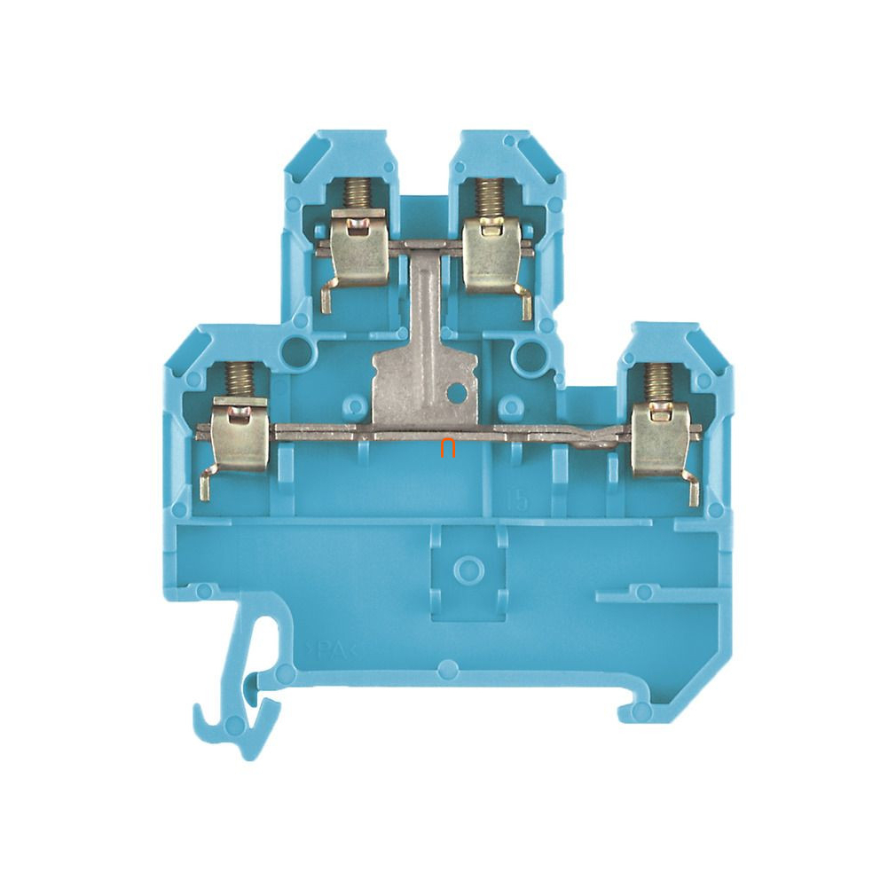 Weidmüller DK 4QV/35 BL átvezető 2 emeletes sorkapocs, 4mm2, kék 0363680000