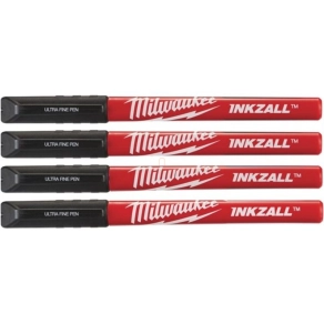   Milwaukee INKZALL Filctoll 0,6mm hegyű Fekete (4 db/cs) 48223164