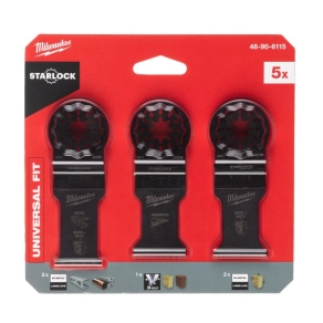   Milwaukee Multitool fűrészlap készlet fához és fémhez 5 részes 48906115