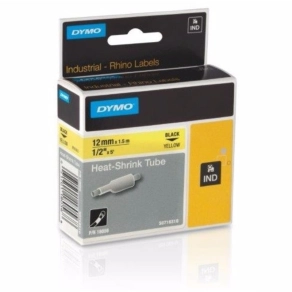   Dymo szalag 12mm  Zsugor (melegíthető) Sárga  18056 2,97mm-5,13mm