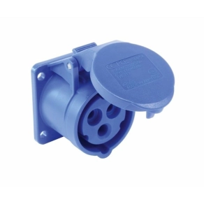   Ipari csatlakozó DAFB-162 3P 16A 230V IP44 beépíthető dugalj egyenes PCE 313-6