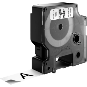   Dymo szalag 19x7 fehér (fekete betű) 10 db-os VALUE PACK 2093098 (10 x 45803)