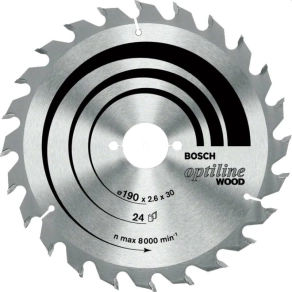   Bosch Körfűrészlap Optiline Wood 210x30x2,8mm -60fog (2608641190) Megmunkálható anyagok:Fa , fémlemez