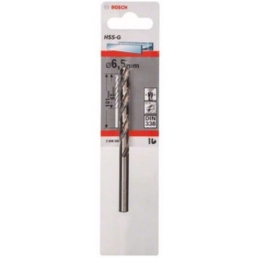   Bosch fémfúró HSS-G STD  6,5x63x101mm 1db/cs (2608585927) Megmunkálható anyagok:vastartalmú fémek, műanyag