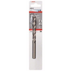   Bosch fémfúró HSS-G STD 10x87x133mm 1db/cs (2608585936) Megmunkálható anyagok: vastartalmú fémek, műanyag
