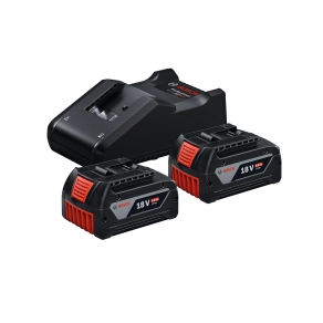 Bosch akku-töltő szett, 2xGBA18V, 4Ah akkumulátor, GAL18V-40 gyorstöltő 14,4 – 18 V, (1600A019S0)