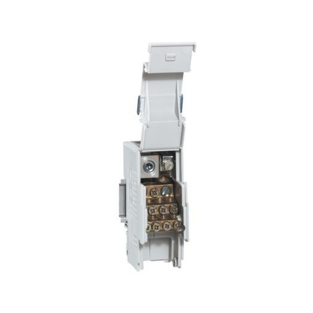 Legrand 004873 Elosztóblokk 250A 1P. 4db 6mm - furat 6db 8,5 - furat1