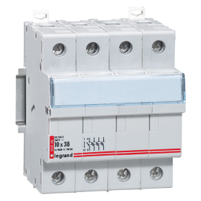 Legrand Lexic biztosítóaljzat 3P+N 10 x38 - 5848