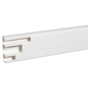   Legrand univerzális DLP kábelcsatorna, 170 x 50 mm, 65 mm-es és 2 x 40 mm-es hajlékony fedéllel, válaszfallal, 2 m, fehér - 10467