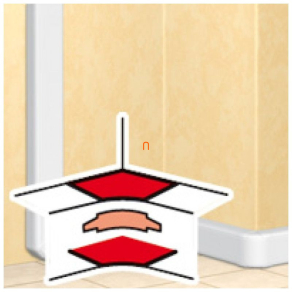 Legrand DLP belső könyök 50x105mm-es csatornához - 10605