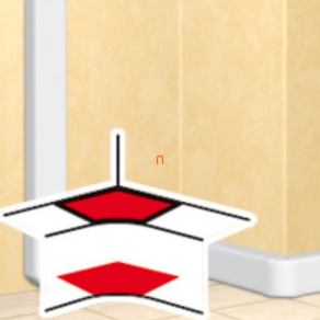   Legrand DLP külső könyök 50 mm mély válaszfalhoz - 10632