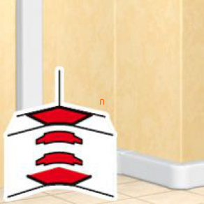   Legrand DLP 4 részes belső könyök 50x170-es csatornához - 10650