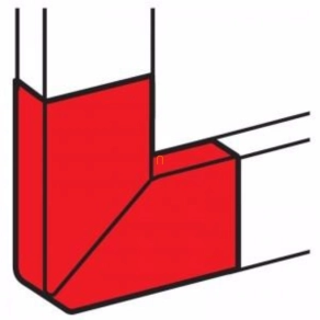 Legrand DLP kanyarelem 105x65 mm-es csatornához - 10787