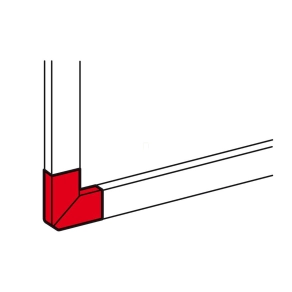 Legrand DLP kanyarelem 150x65 mm-es csatornához - 10790