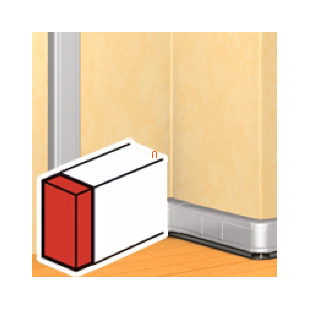 Legrand 011115 DLP alu. végzáró 50x105