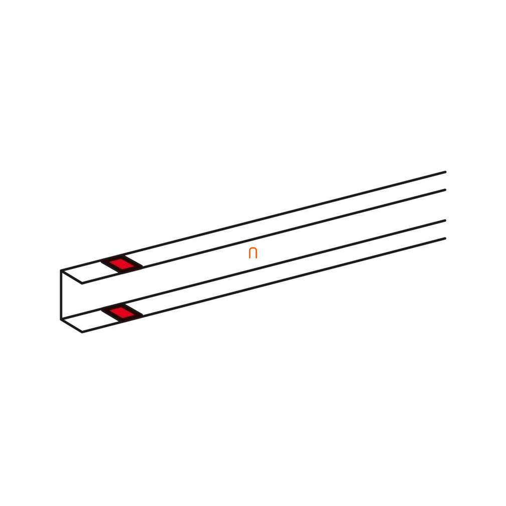Legrand 011166 DLP alu takaróelem csatornához