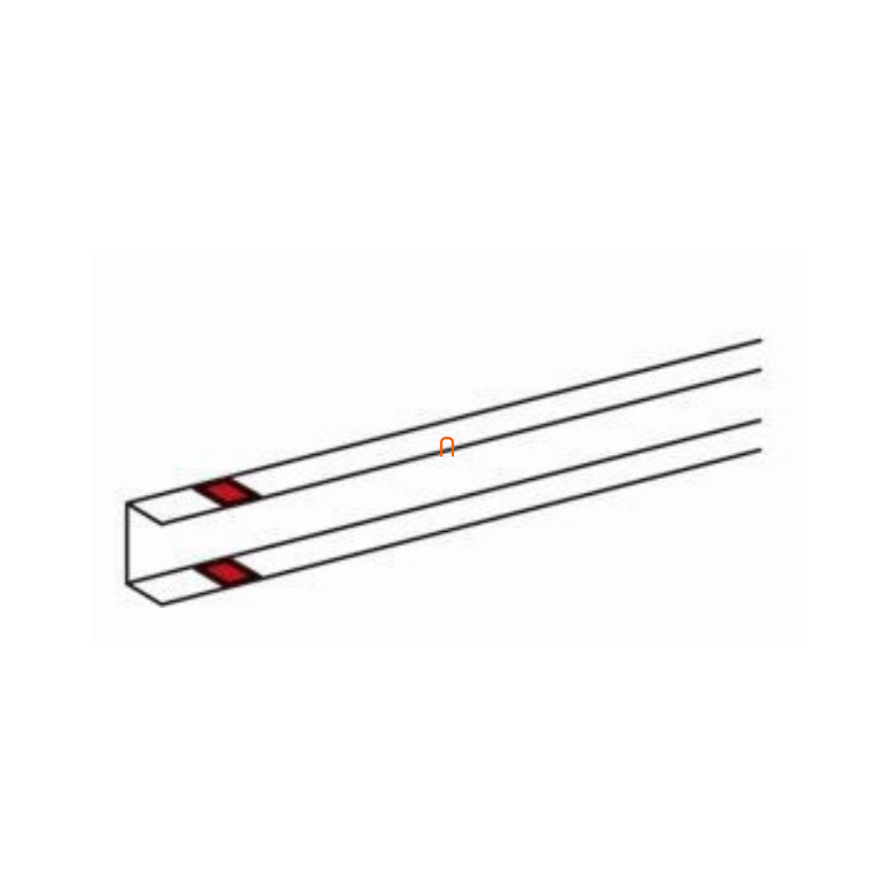 DLP alu takaróelem csatornához 60x105 Leg.011191