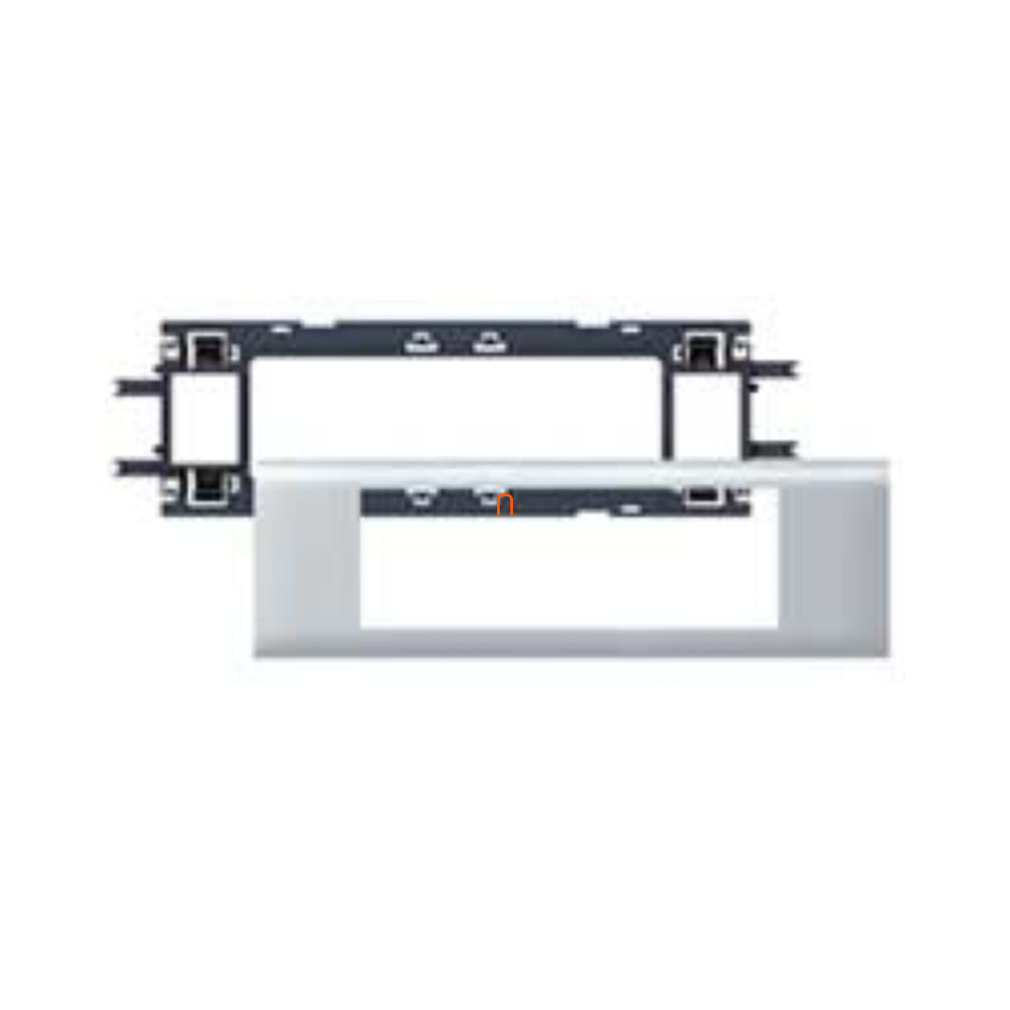 Legrand 011206 DLP alu. 6mod keret 65mm fedélhez