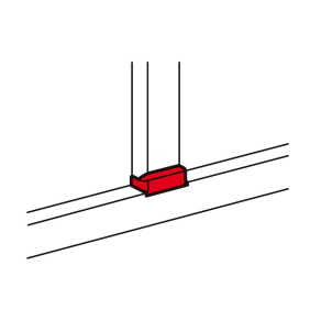 Legrand DLP alu T-elem 50x150/195 85 mm fedélhez - 11251