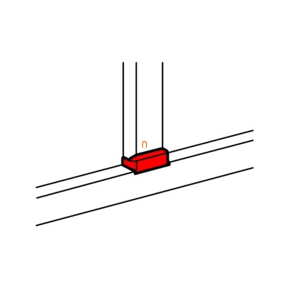 DLP alu T-elem 65x150/195 65 mm fedélhez 011253