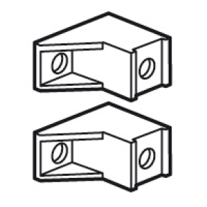 Legrand XL3 IP2X csatlakozókapocs tartó, 2 db - 20050