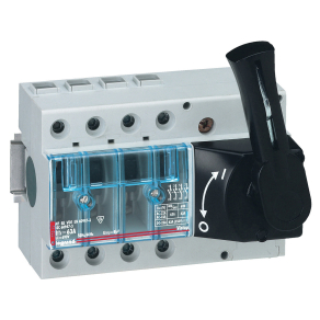   Legrand Vistop 63A 3P mellső, fekete karral, terhelésszakaszoló kapcsoló sínre - 22512