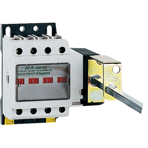   Legrand Vistop 32A meghosszabbított rotációs hajtás fekete - 22734