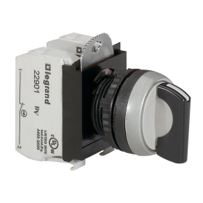   Legrand Osmoz forgatókaros 3 fix állású kapcsoló-2Z-fekete - 23731