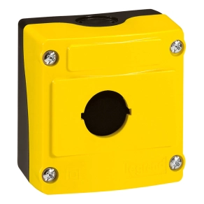 Legrand Osmoz üres doboz 1 lyuk-sárga fedél - 24201