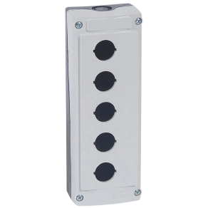 Legrand Osmoz üres doboz 5 lyuk-szürke - 24205