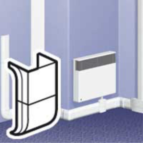   Legrand DLP mini adapter 31611-hez, 80/120x20 csatornához - 31714