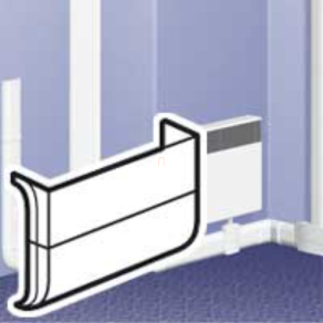   Legrand DLP mini adapter 31614-hez, 80/120x20 csatornához - 31716