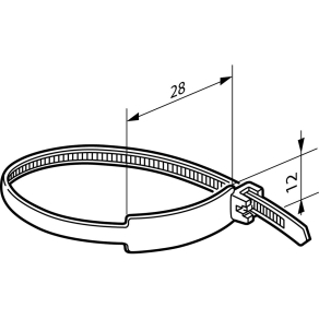  Legrand Colring 4, 6x180 színtelen vezetékkötegelő - 32063
