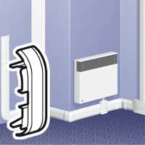   Legrand DLP padlószegély végzáró 80x20 csatornához - 33744