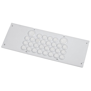   Legrand Cabstop kábelbevezető lap 30 bemenet + 2x98x145 tömör felülettartalék - 36497