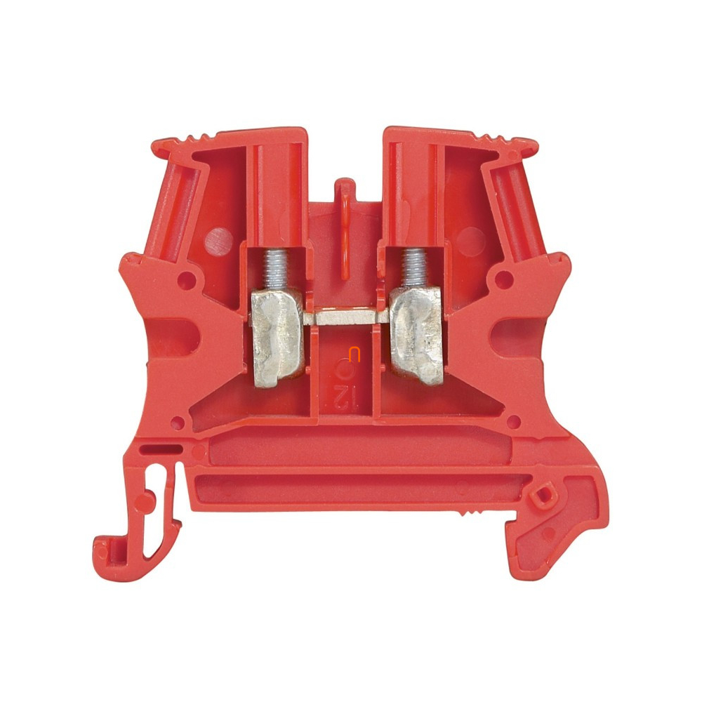 Leg.037131 Viking3 speciális 4mm2 sorkapocs piros 1 emeletes csavarral