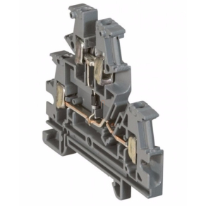   Legrand Viking3 fázis 4mm2 diódás sorkapocs szürke 2 emeletes csavarral - 37155