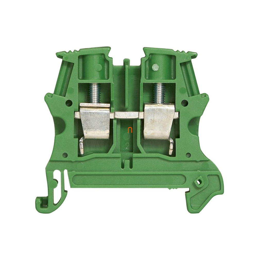 Leg.037177 Viking3 védőföld 4mm2 sorkapocs műanyag talp 1 emeletes csavarral