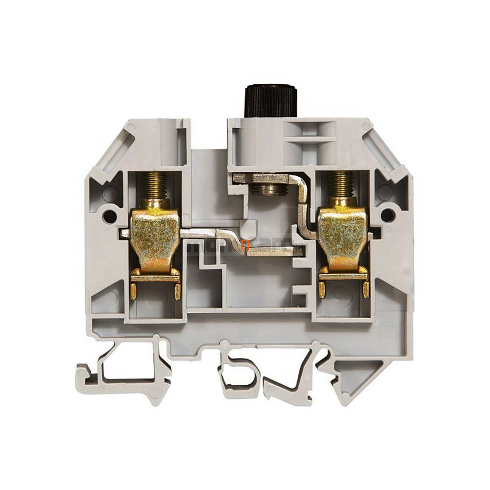 Legrand 037187 Viking3 szakaszolható 10mm2 sorkapocs szürke 1 emeletes csavaros olvadóbiztosítós 5x20
