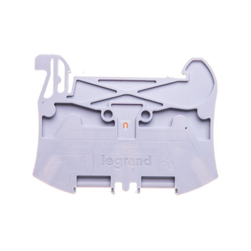 Legrand 037260 Viking3 fázissorkapocs 2,5mm2 2 vezetékes.hez szürke 1 emeletes rugós