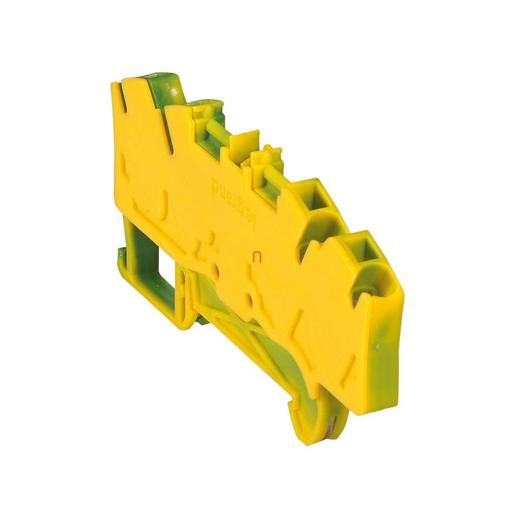 Leg.037279 Viking3 védőföldsorkapocs 4mm2 4 vezetékes.2-2 be/kimenet fémtalp 1 emelet rugós
