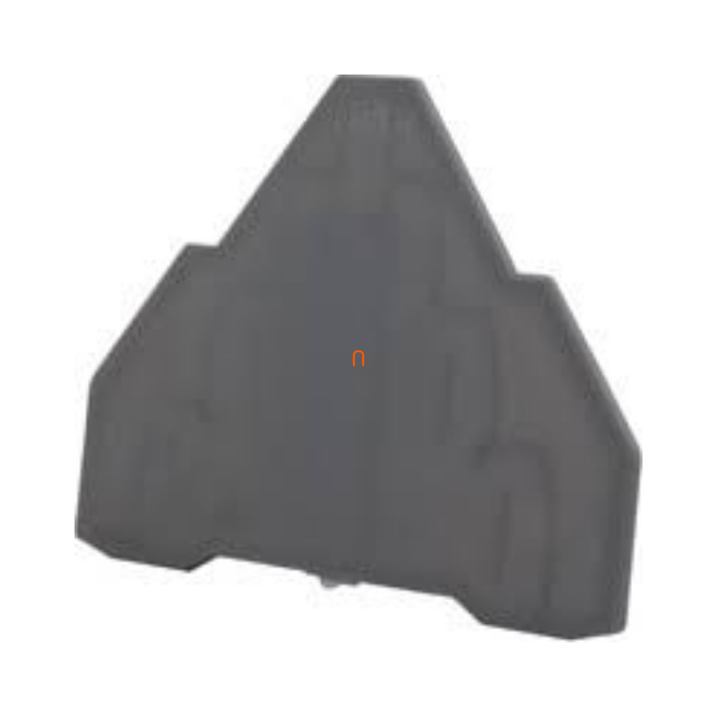 Leg.037554 Viking3 szigetelő végzáró 5 mm osztástávolság. 3 szintes csavaroshoz
