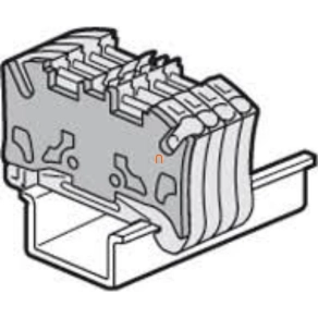   Legrand Viking3 szigetelő végzáró 5 mm osztástávolság 1 be- 1ki, rugóshoz, - 37586