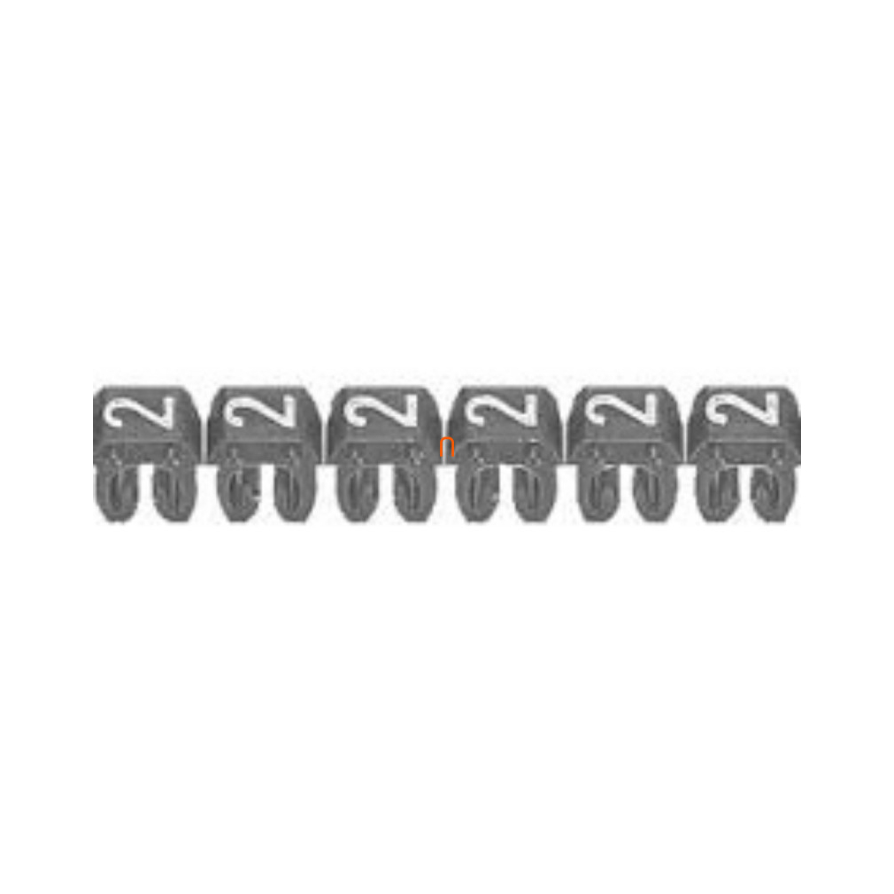 Legrand 038238 CAB3 4-6 jelölő szürke 8