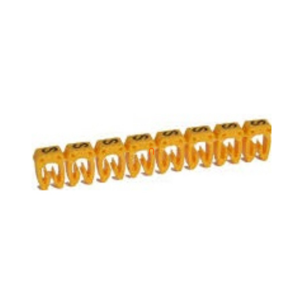 Legrand 038378 CAB3 4-6 jelölő sárga S