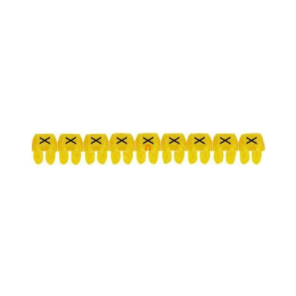 Legrand 038383 CAB3 4-6 jelölő sárga X