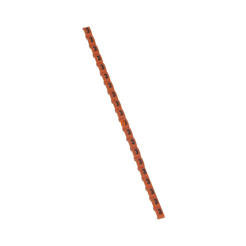 Legrand 038403 Duplix 3 jelölő narancs
