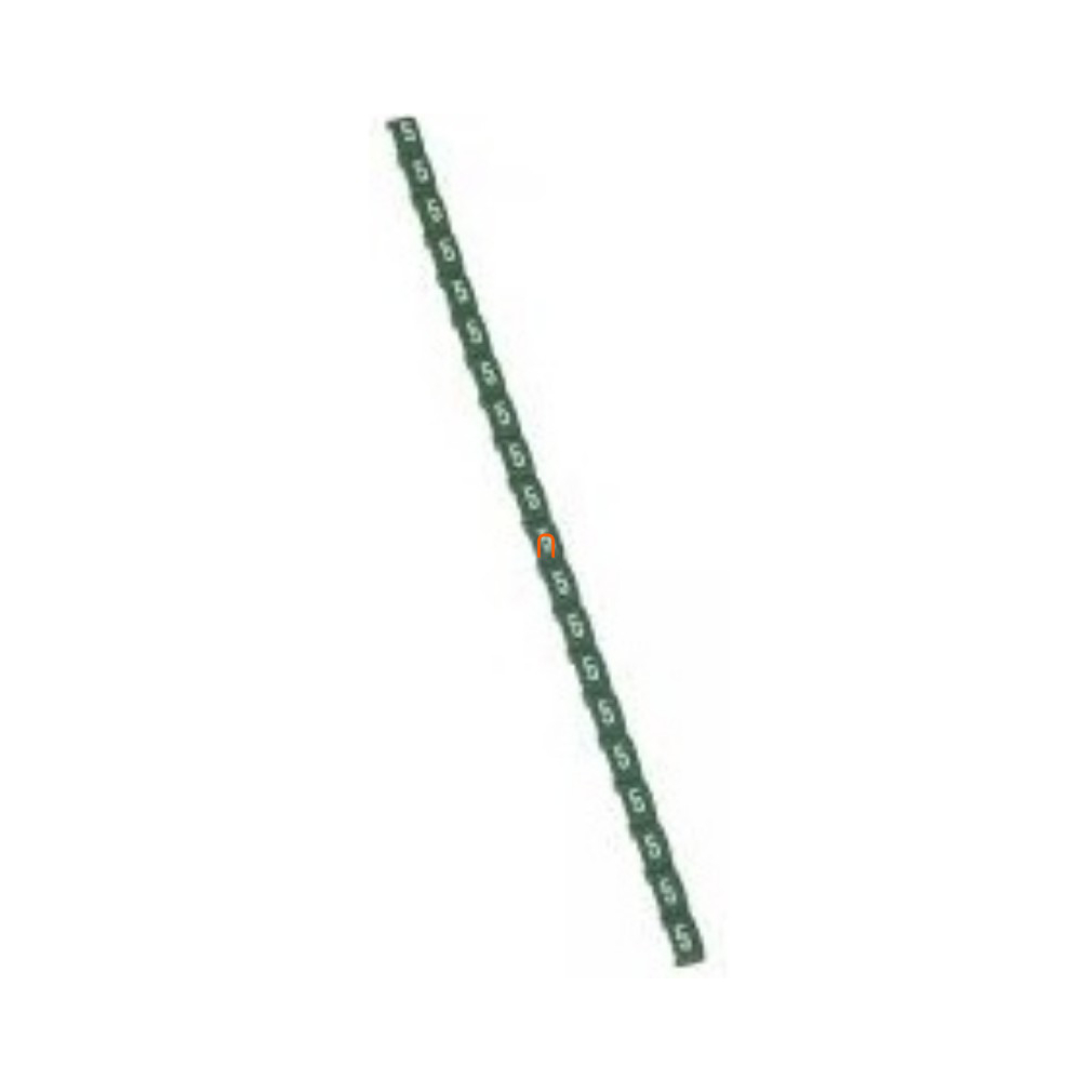 Legrand 038405 Duplix 5 jelölő zöld