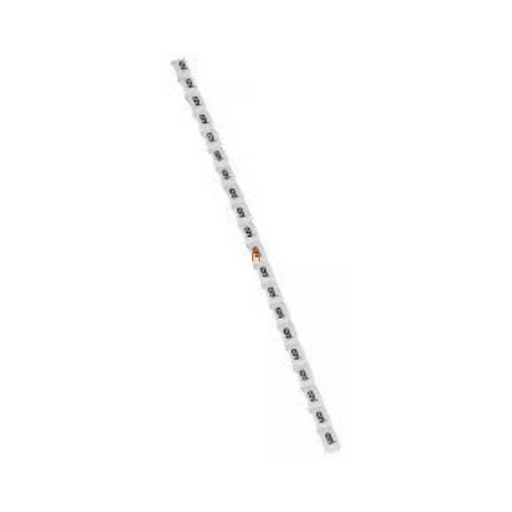 Legrand 038409 Duplix 9 jelölő fehér